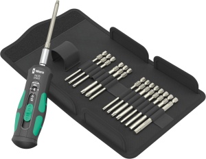 Set de unelte Wera 751516 Kraftform Safe-Torque Speed, 16 piese, cu reglaj de cuplu