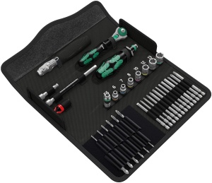 Set de unelte Wera Kraftform Kompakt M1 Metall, 39 piese, cu maner ergonomic