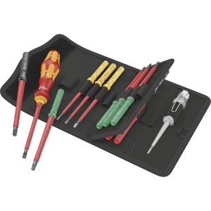 Set de unelte Wera Kraftform Kompakt VDE 16, 14 lame, testere de faza, geanta robusta