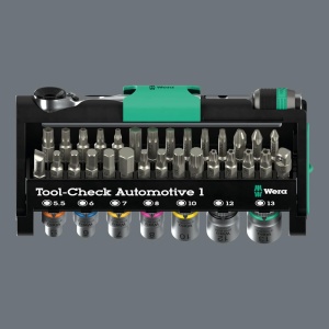 Set de unelte Wera Tool-Check Automotive, 38 piese, cu ratchet 14, compact - Img 2