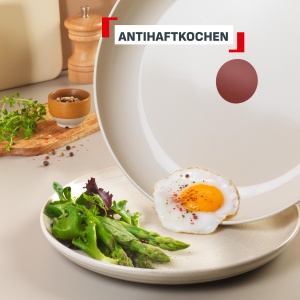 Set de Vase Tefal Ingenio Cerabright, 15 piese, Antiaderent, Culoare Bej - Img 6