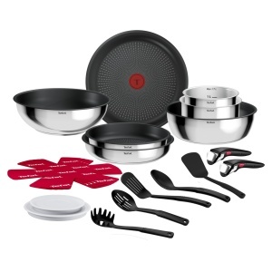Set de Vase Tefal Ingenio Comfort Max, 20 piese, inox, antiaderent