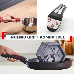 Set de Vase Tefal Ingenio Explore On, 13 piese, Negru, Antiaderent, Stivuitor - Img 7