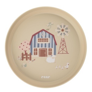 Set de vesela pentru copii reer Little Farm, 5 piese, ergonomic, sigur - Img 9