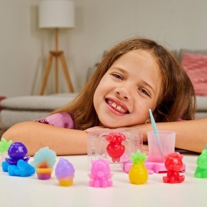 Set Deluxe Creativ Simba Jelly Gelz Flower 7 Figurine Gel, 2 Flori, 5 Becheri - Img 2