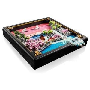 Set DIY LEGO Art Peisaj cu Flori de Cires - 3D, Cadou pentru Adulti, 31218 - Img 4