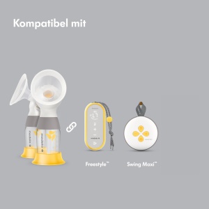 Set Dublu Pompa Medela Classic PersonalFit Flex, Compatibil cu Freestyle si Swing Maxi - Img 5