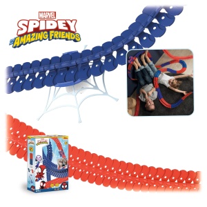 Set Extindere Pista Auto Spidey FleXtreme - 72 Piese, 1,72 Metri, Multicolor - Img 6