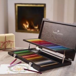 Set Faber-Castell Polychromos - 120 culori in cutie din lemn, mina de 3,8 mm - Img 3