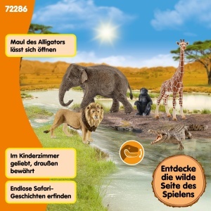 Set Figurine Animale Salbatice Schleich 72286 - 5 Piese, pentru copii de la 3 ani - Img 4