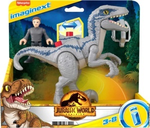 Set Figurine Fisher-Price Jurassic World - Blue si Owen, pentru copii 3 - Img 6