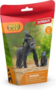 Set Figurine Gorilla Familie Schleich WILD LIFE, 3 piese, Detaliu si Calitate - Img 8