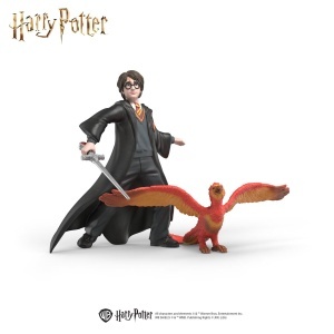 Set Figurine Harry Potter Schleich - Harry Potter si Fawkes cu Sabie, Detaliat - Img 4