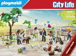 Set Figurine PLAYMOBIL 71365 - Petrecere Nunta, 163 Piese, 7 Figurine, 5 Animale - Img 4
