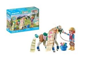 Set Figurine PLAYMOBIL 71639 Ellie si Pinto cu Accesorii pentru Frisuri Creative
