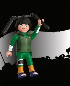 Set Figurine PLAYMOBIL Naruto 71118 Rock Lee cu Accesorii, pentru Animefani, Detalii Autentice - Img 2