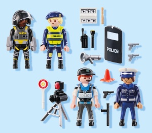 Set Figurine Politie PLAYMOBIL 71730 pentru copii de la 4 ani, creativitate si aventura - Img 3