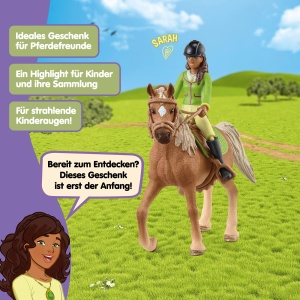 Set Figurine Schleich Horse Club Sarah si Mystery, 10 Piese, pentru Copii 5-12 Ani - Img 6