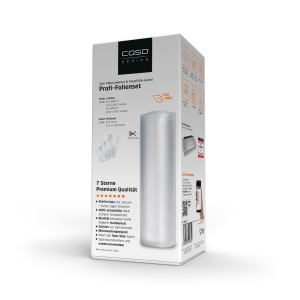 Set folii pentru vidat CASO Profi BPA-free rezistente ideale pentru sous-vide