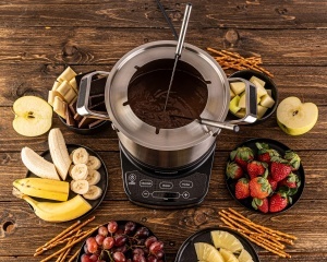 Set fondue electric Rommelsbacher F 1200 25L 6 furculite control tactil 1200W - Img 5