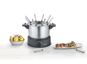 Set Fondue SEVERIN FO 2470, 1.4L, 1500W, electric, negru