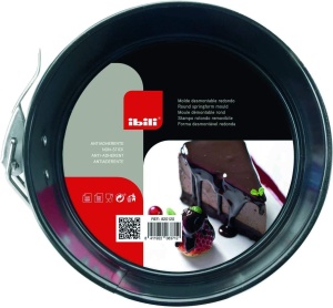 Set forme de copt Ibili Moka 2 unitati otel negru 10 cm - Img 2