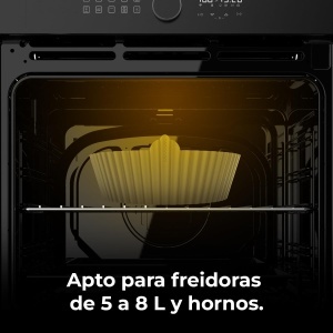 Set forme din silicon pentru friteuza cu aer cald Cecotec Cecofry Bucket, BPA-free, rezistente la temperaturi extreme - Img 8