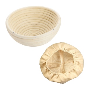 Set Garkorb pentru Paine Westmark 2 piese, PeddigrohrBaumwolle, 17 cm, Hellbeige
