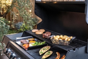 Set grill ZWILLING BBQ 2 piese din otel inoxidabil pentru legume carne si peste usor de curatat - Img 6
