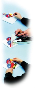 Set Hama 8909 cu 250 Perle Maxi Colorate, Placa Dino si Accesorii - Img 2