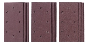 Set hartie abraziva Einhell 15 bucati 93x187 mm granule 60120180 sistem prindere velcro