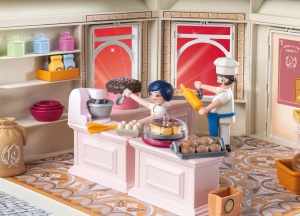 Set Joaca PLAYMOBIL Bacarie Franceza cu 2 Figuri, 30 Accesorii, pentru Copii de la 4 Ani - Img 4