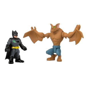Set Joc Imaginext DC Super Friends cu Batcopter si Figurine Batman si Man-Bat - Img 6