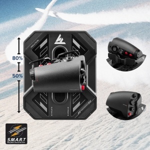 Set Joystick Thrustmaster Sol-R 4 HOTAS cu 58 Functii si RGB - Img 4