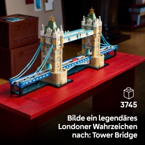 Set LEGO Architecture - Miniatura Tower Bridge, 3745 piese, pentru adulti - Img 2