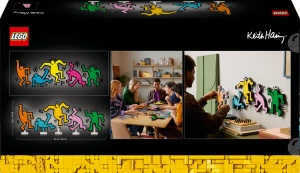 Set LEGO Art Keith Haring Tanzande Figuren 31216, 1773 piese, decorativ - Img 9