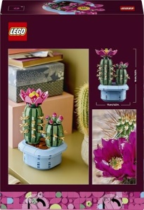 Set LEGO Botanicals 11509 Kaktus Decorativ cu Flori Roz 482 Piese pentru Copii si Adulti - Img 12