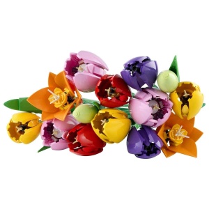 Set LEGO Botanicals Buchet de Lalele 11501 - 14 Lalele Colorate, DIY Decoratiune - Img 2
