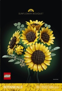 Set LEGO Botanicals Flori Soare 11502, 686 piese, pentru adulti, decor floral - Img 4
