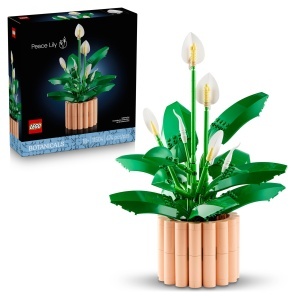 Set LEGO Botanicals Friedenslilie 11504, 474 piese, decoratiune interioara