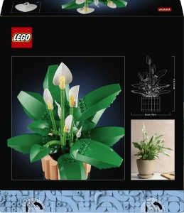 Set LEGO Botanicals Friedenslilie 11504, 474 piese, decoratiune interioara - Img 11