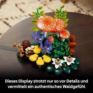 Set LEGO Botanicals Waldpilze - Plante artificiale pentru decor - 806 piese - Img 7