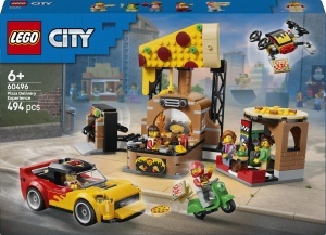 Set LEGO City Pizzeria cu Vehicule 60496, 494 piese, pentru copii de la 6 ani - Img 10