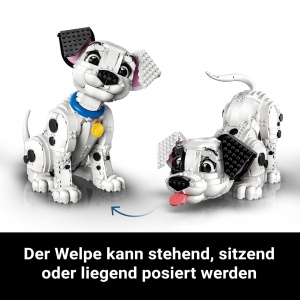Set LEGO Disney - Caine Dalmatian 101 Dalmatiner 43269, 1722 piese, pentru adulti - Img 4