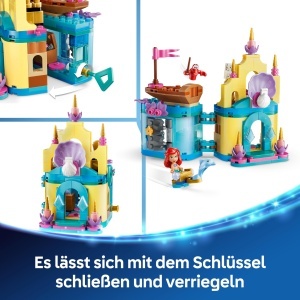 Set LEGO Disney Princess Arielles Mini-Castel cu Figurine, 179 Piese - Img 4
