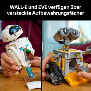 Set LEGO Disney WALL-E si EVE, 811 piese, figurine detaliate - Img 3