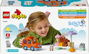 Set LEGO DUPLO Bluey 10458 Eisdiele cu masina si 2 figurine pentru copii 2 ani - Img 11