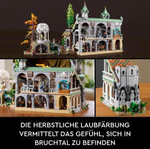 Set LEGO Icons Bruchtal - 6167 piese, 15 minifigurine, pentru adulti - Img 3