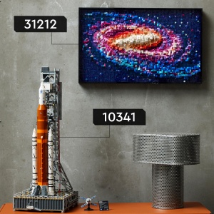 Set LEGO Icons NASA Artemis Startrampe 10341, 3601 piese, model detaliat, decorativ - Img 7