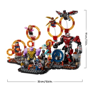 Set LEGO Marvel Avengers Endgame 76323 - 10 Minifiguri, 621 Piese, Cadou Creativ - Img 8